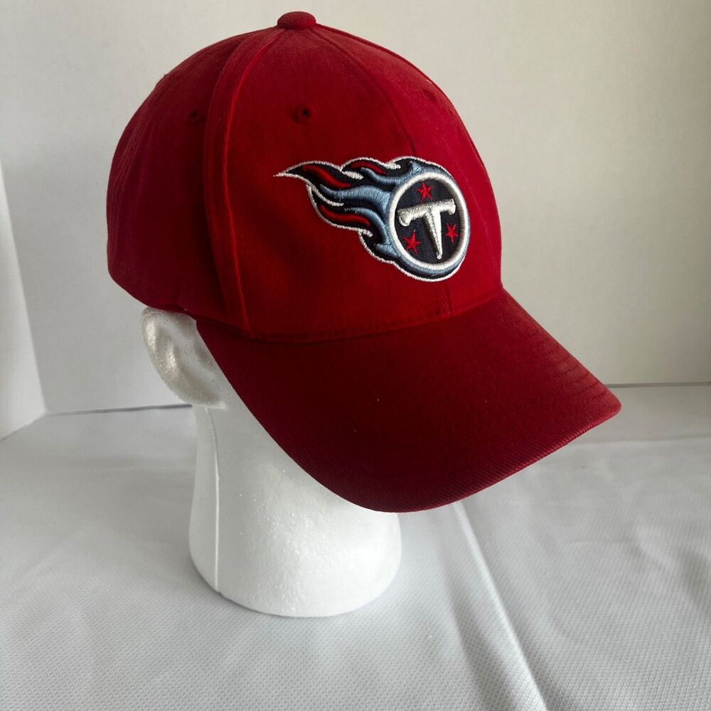 NFL Tennessee Titans TN Football Red baseball adjustable cap hat
